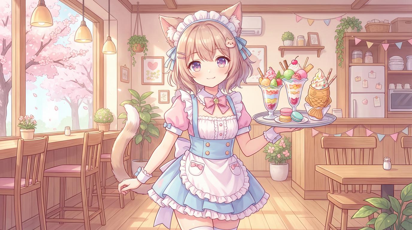 媚黑动漫-猫耳甜心